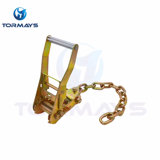 Hand Ratchet Winch, 2.5t Hoist/Winch with Capable Ratchet 2 M Strap Manual Lever Winch for Moving Vehicles Machines (40014001)